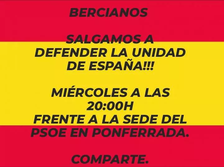 Concentración contra la aminstía en Ponferrada