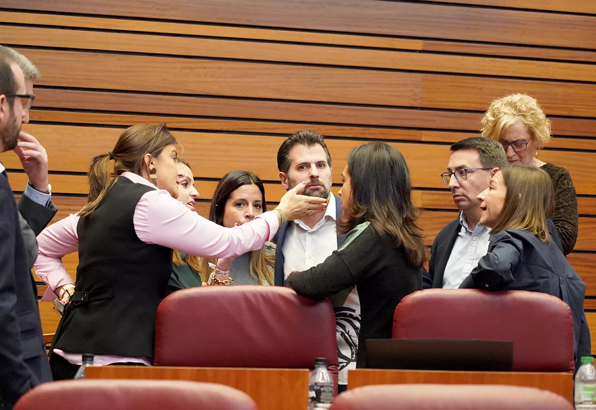 Tensión duranta la segunda sesión del pleno de Cortes de Castilla y León (3) Tensión duranta la segunda sesión del pleno de Cortes de Castilla y León (3)