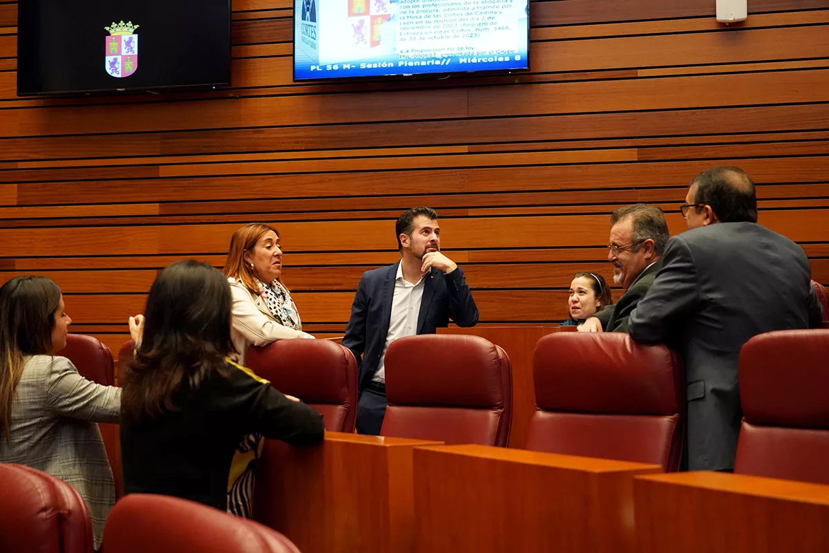 Tensión duranta la segunda sesión del pleno de Cortes de Castilla y León (1) Tensión duranta la segunda sesión del pleno de Cortes de Castilla y León (1)