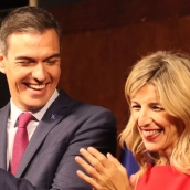 Pedro Sánchez y Yolanda Díaz