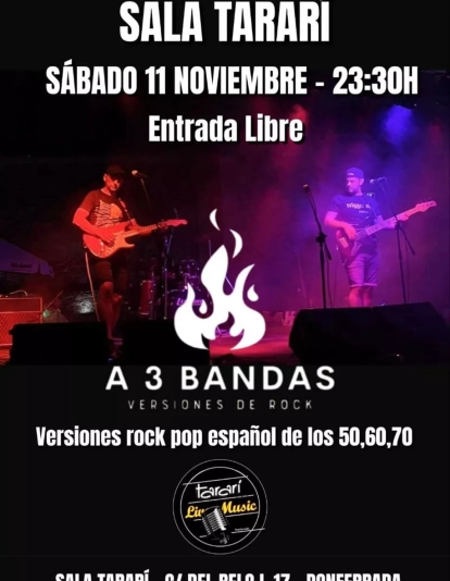 A 3 bandas sala tarari