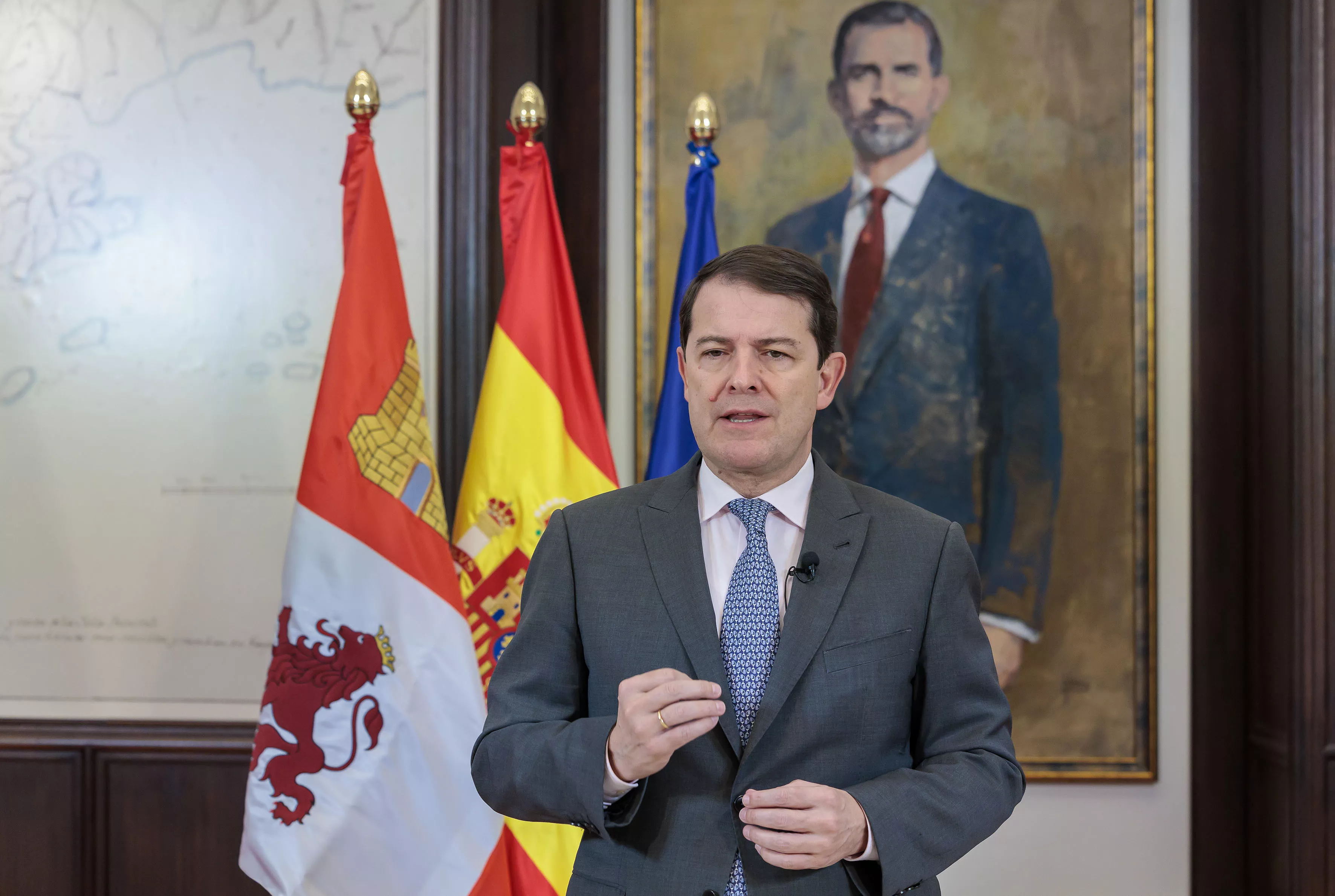 Declaración institucional del presidente de la Junta de Castilla y León, Alfonso Fernández Mañueco