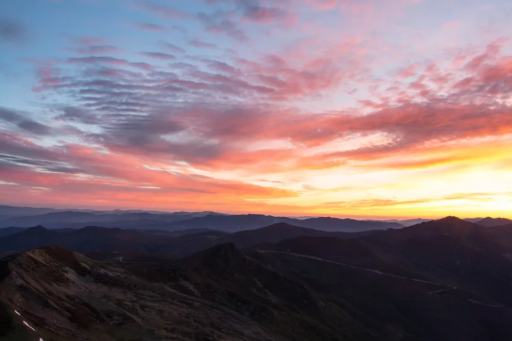 Segundo premio 'Amanecer desde elCuiña' de José Luis Bueno Bueno