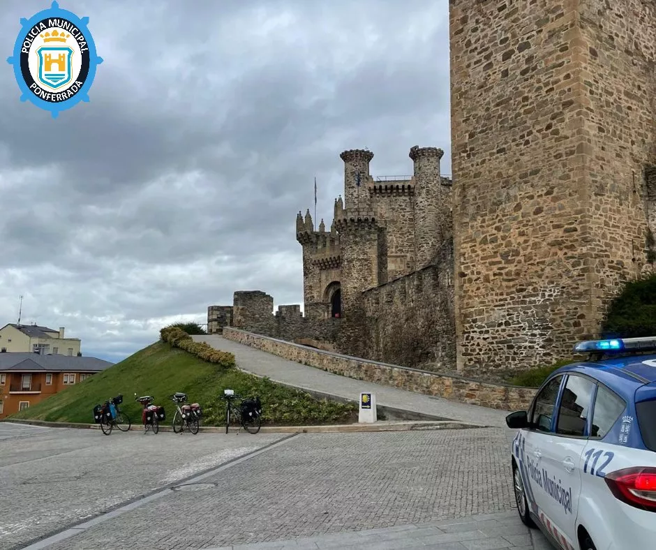 Detenido en el Castillo de Ponferrada por volar un dron acusado de desobediencia y atentado