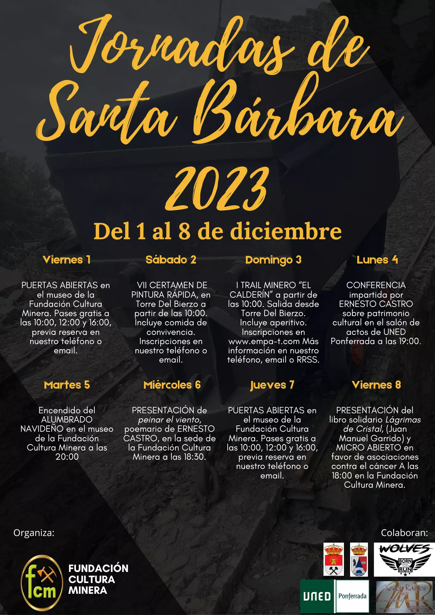 CARTEL Jornadas de Santa Bárbara 2023