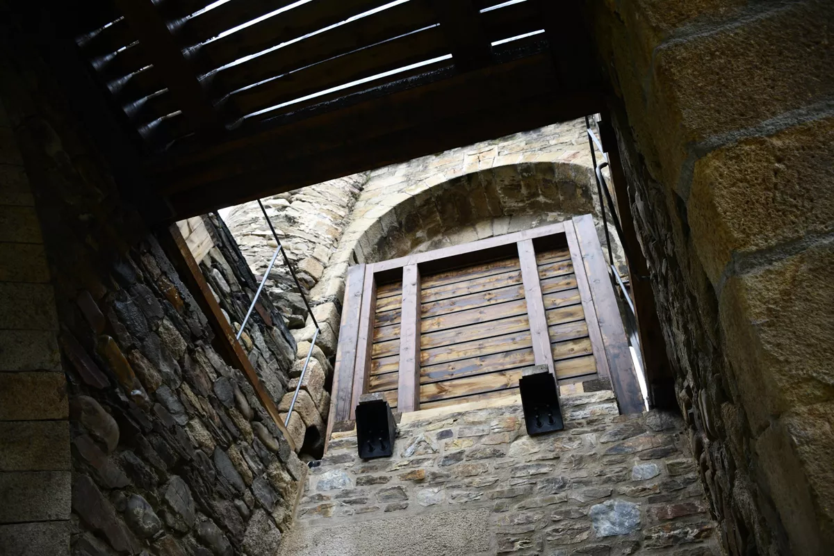 Rodaje en el Castillo de Ponferrada de la serie documental de RTVE "Los pilares del tiempo"