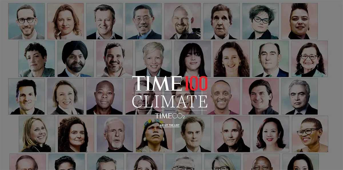 Time, líderes mundiales en la lucha contra el cambio climático