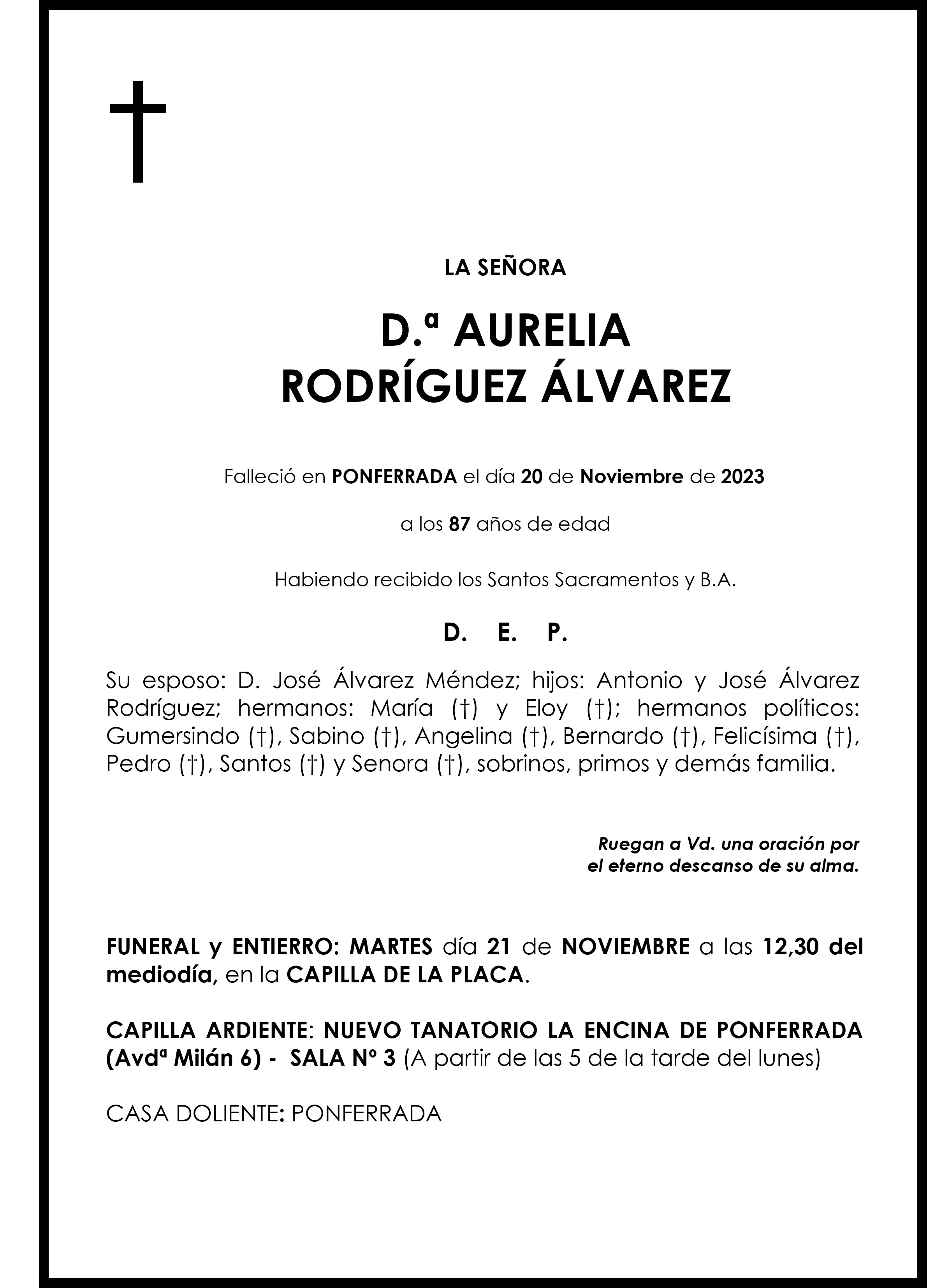 AURELIA RODRIGUEZ ALVAREZ