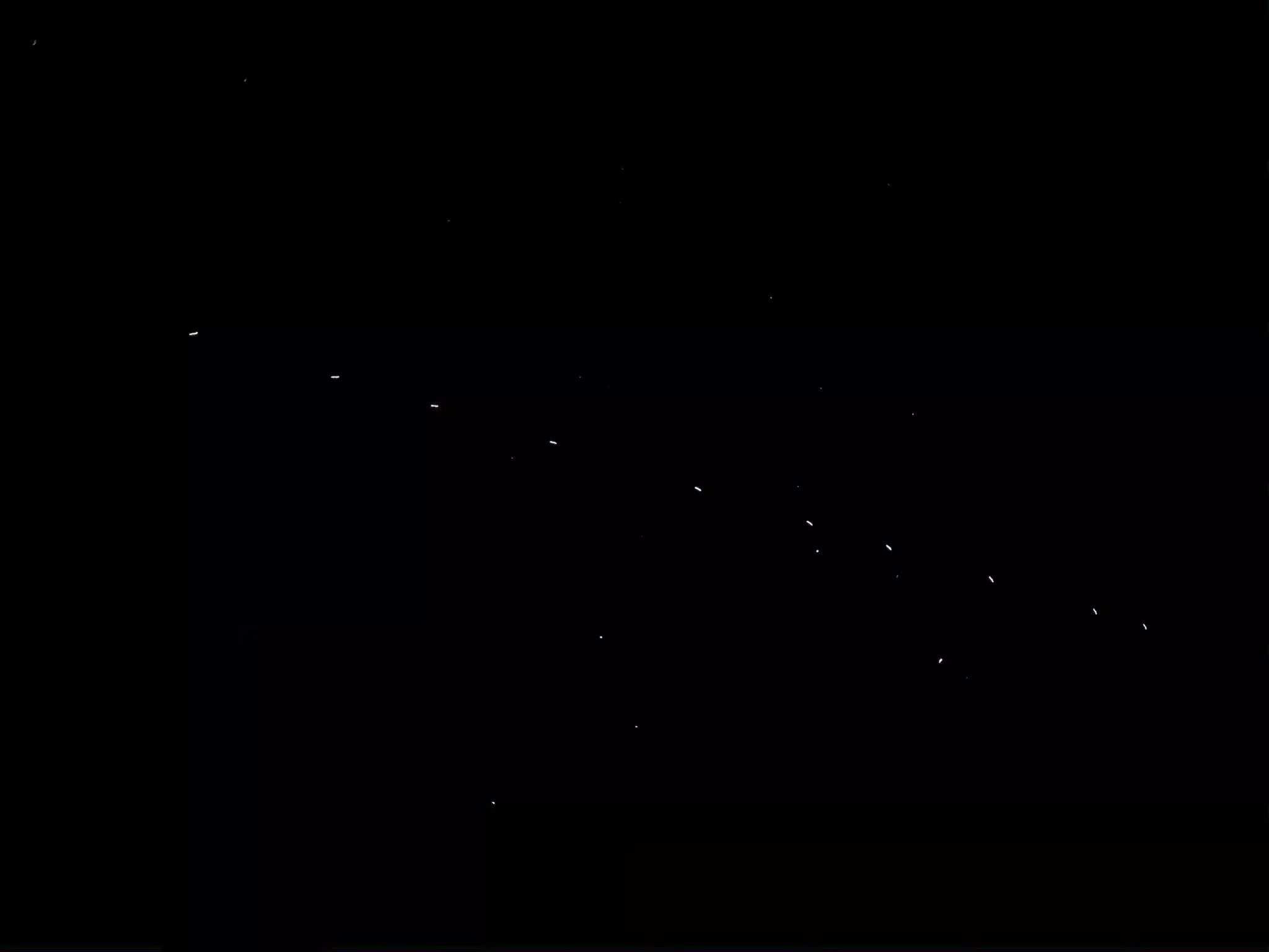 Space X Starlink surcando el cielo del Bierzo