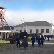 Rodaje en Fabero de 'Camino Negro'