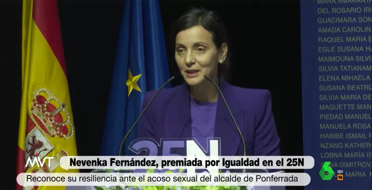 Nevenka Fernández recoge el premio del Ministerio de Igualdad por su resiliencia