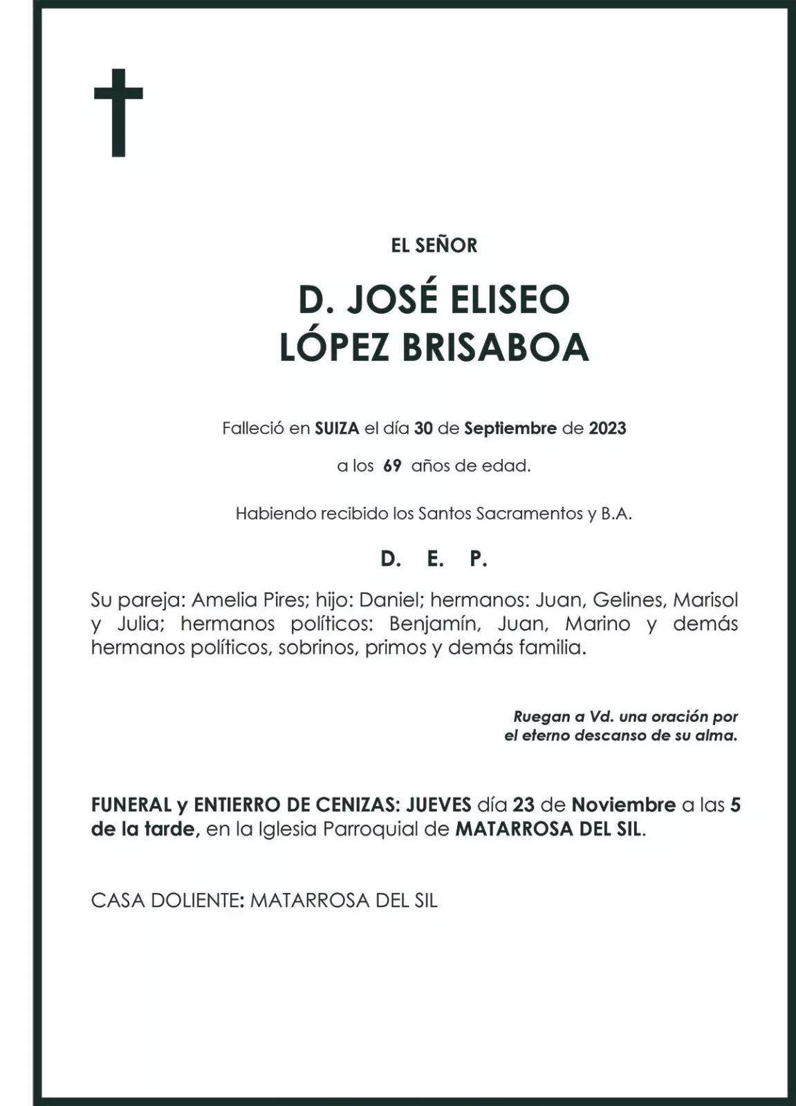 JOSE ELISEO LOPEZ BRISABOA