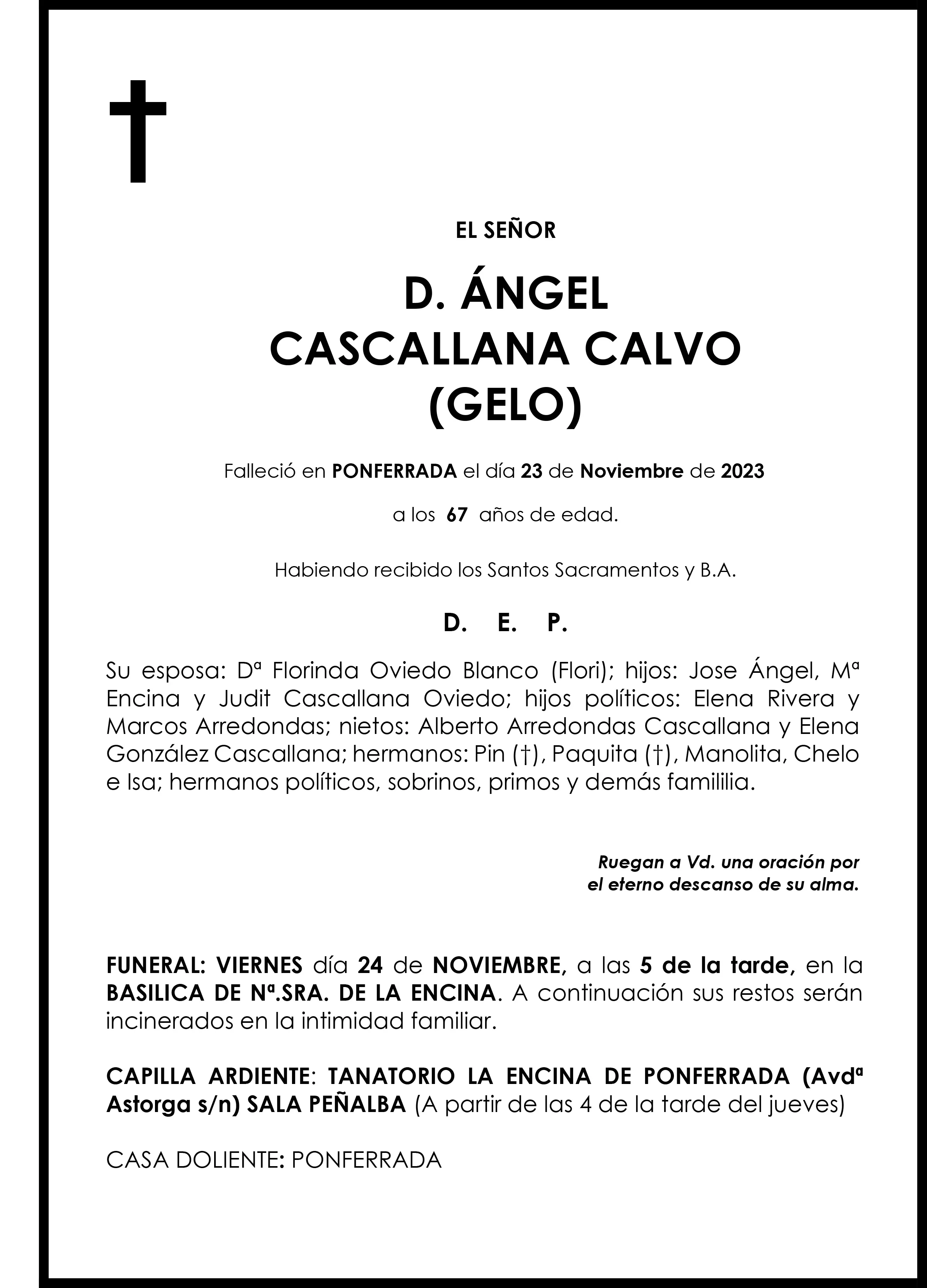 ANGEL CASCALLANA CALVO
