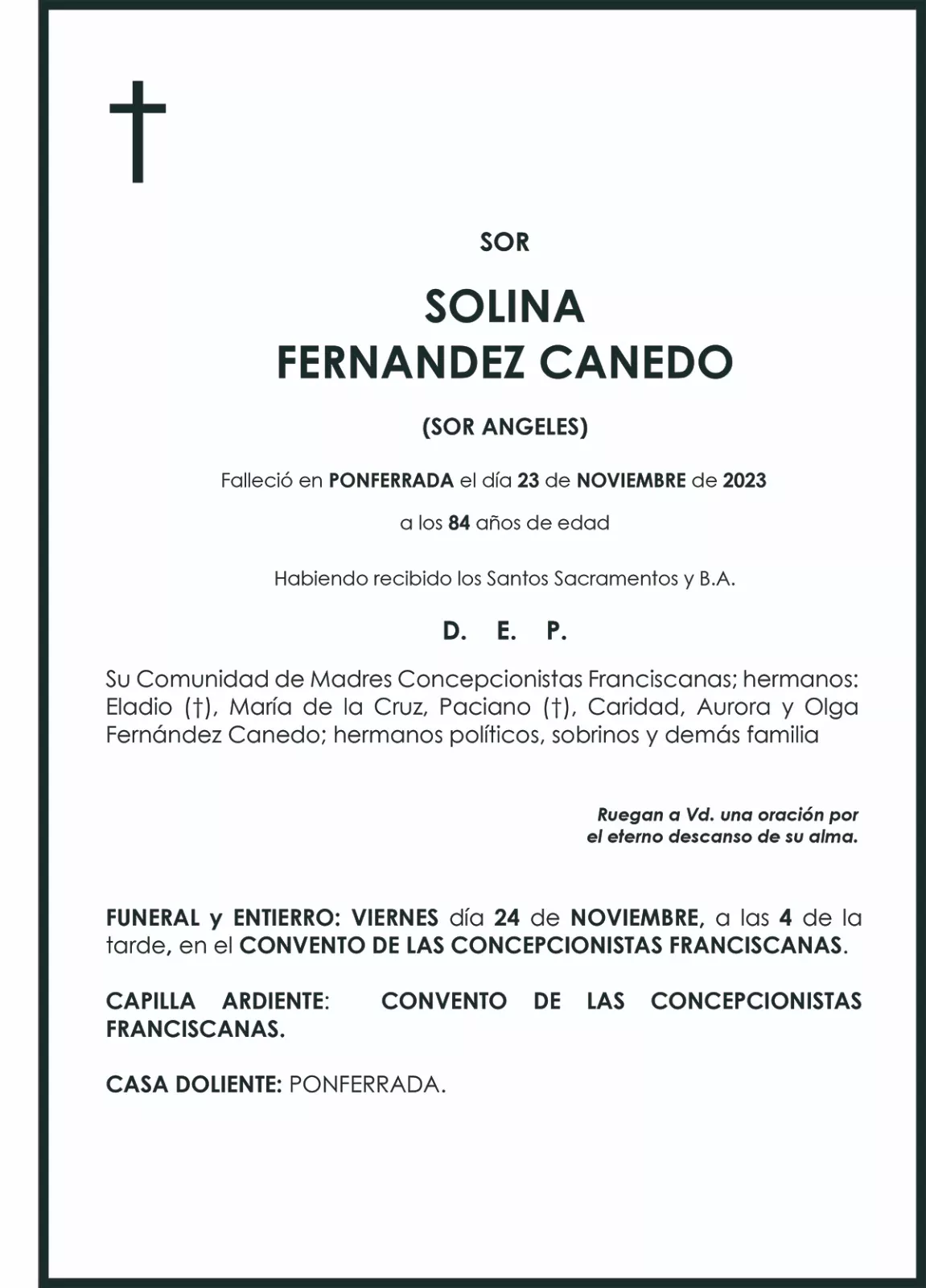SOLINA FERNANDEZ CANEDO
