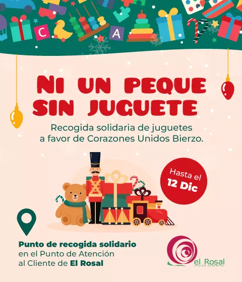 El Rosal de Ponferrada se suma como punto de recogida a la campaña 'Ni un peque sin juguete' El Rosal de Ponferrada se suma como punto de recogida a la campaña 'Ni un peque sin juguete'