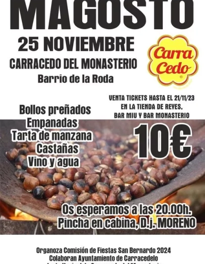 Magosto en Carracedo del Monasterio
