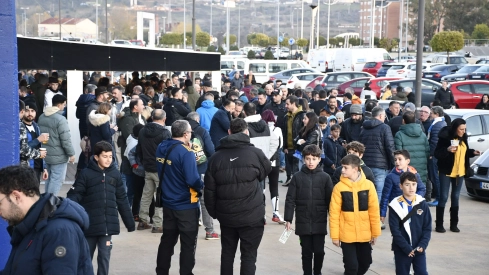 Ambiente en el Toralín en el Ponferradina - Tarazona