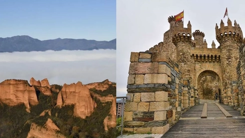El DMAX repasa la historia de las Médulas y el Castillo de los Templarios en su nueva serie documental