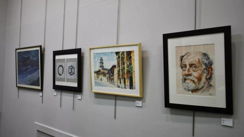 Exposición de la Asociación de Pintores del Bierzo en la Casa de la Cultura de Ponferrada