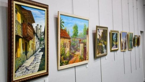 Exposición de la Asociación de Pintores del Bierzo en la Casa de la Cultura de Ponferrada