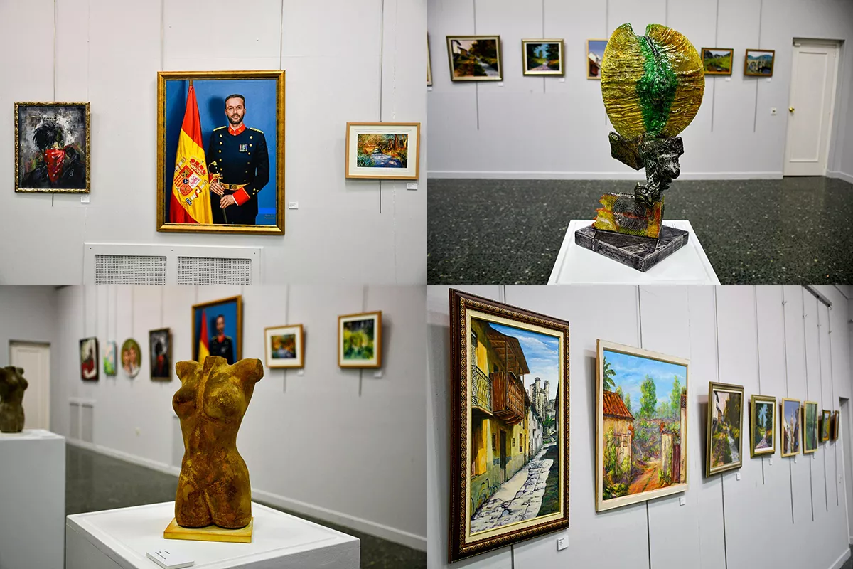 Exposición de la Asociación de Pintores del Bierzo en la Casa de la Cultura de Ponferrada