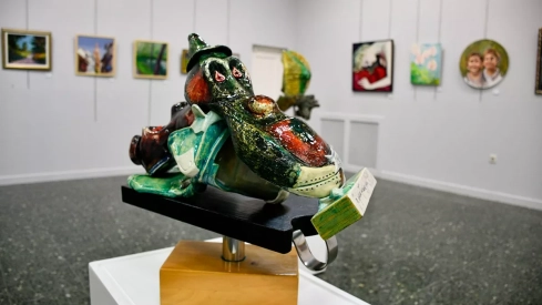 Exposición de la Asociación de Pintores del Bierzo en la Casa de la Cultura de Ponferrada