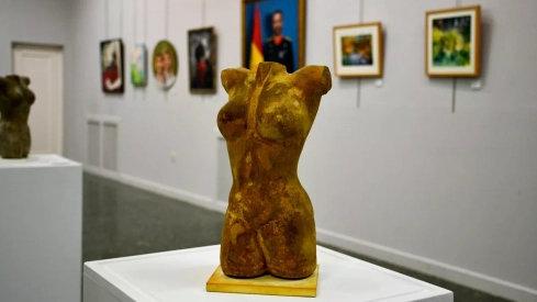 Exposición de la Asociación de Pintores del Bierzo en la Casa de la Cultura de Ponferrada