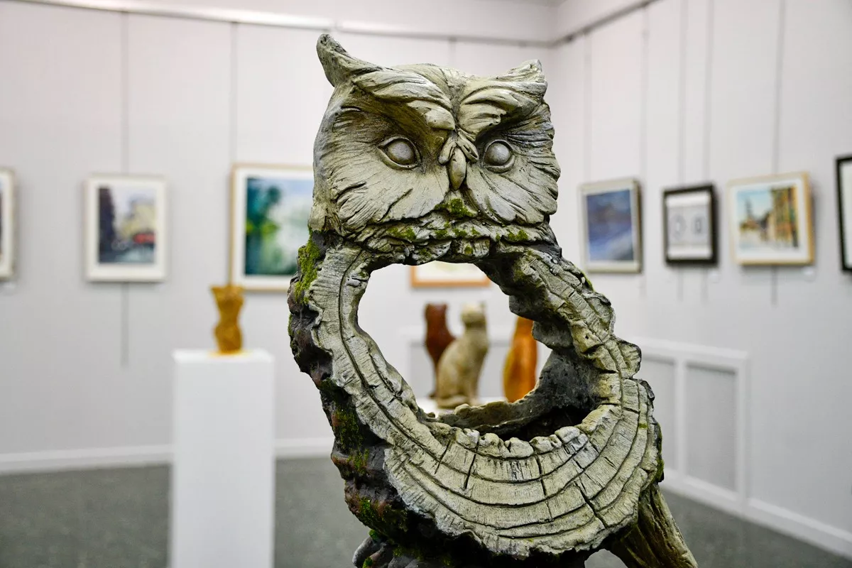 Exposición de la Asociación de Pintores del Bierzo en la Casa de la Cultura de Ponferrada