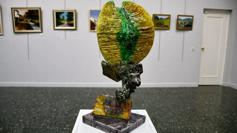 Exposición de la Asociación de Pintores del Bierzo en la Casa de la Cultura de Ponferrada