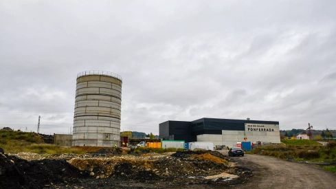 Nuevo silo acumulador de la Red de Calor de Ponferrada 