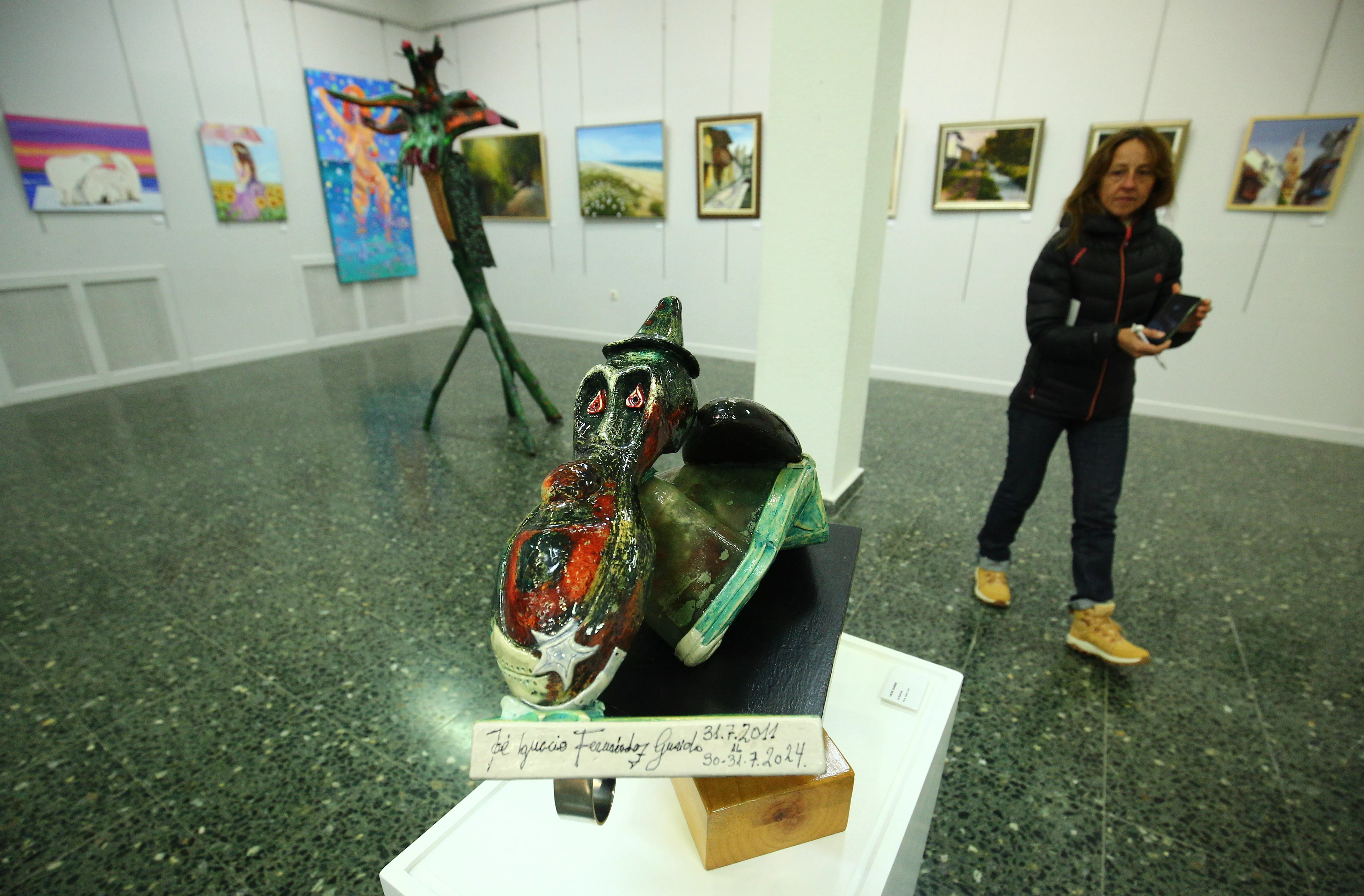 Exposición de la Asociación de Pintores del Bierzo en la Casa de la Cultura de Ponferrada