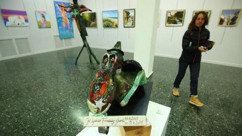 Exposición de la Asociación de Pintores del Bierzo en la Casa de la Cultura de Ponferrada