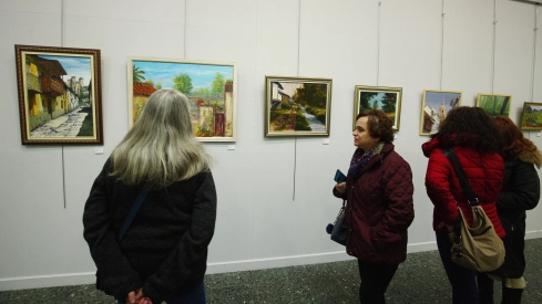 Exposición de la Asociación de Pintores del Bierzo en la Casa de la Cultura de Ponferrada