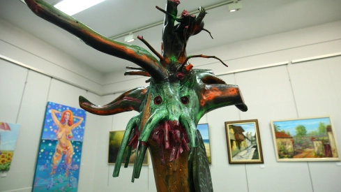 Exposición de la Asociación de Pintores del Bierzo en la Casa de la Cultura de Ponferrada