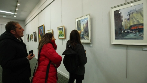 Exposición de la Asociación de Pintores del Bierzo en la Casa de la Cultura de Ponferrada