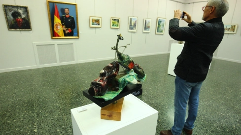 Exposición de la Asociación de Pintores del Bierzo en la Casa de la Cultura de Ponferrada