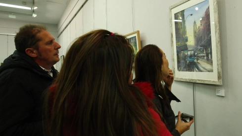 Exposición de la Asociación de Pintores del Bierzo en la Casa de la Cultura de Ponferrada