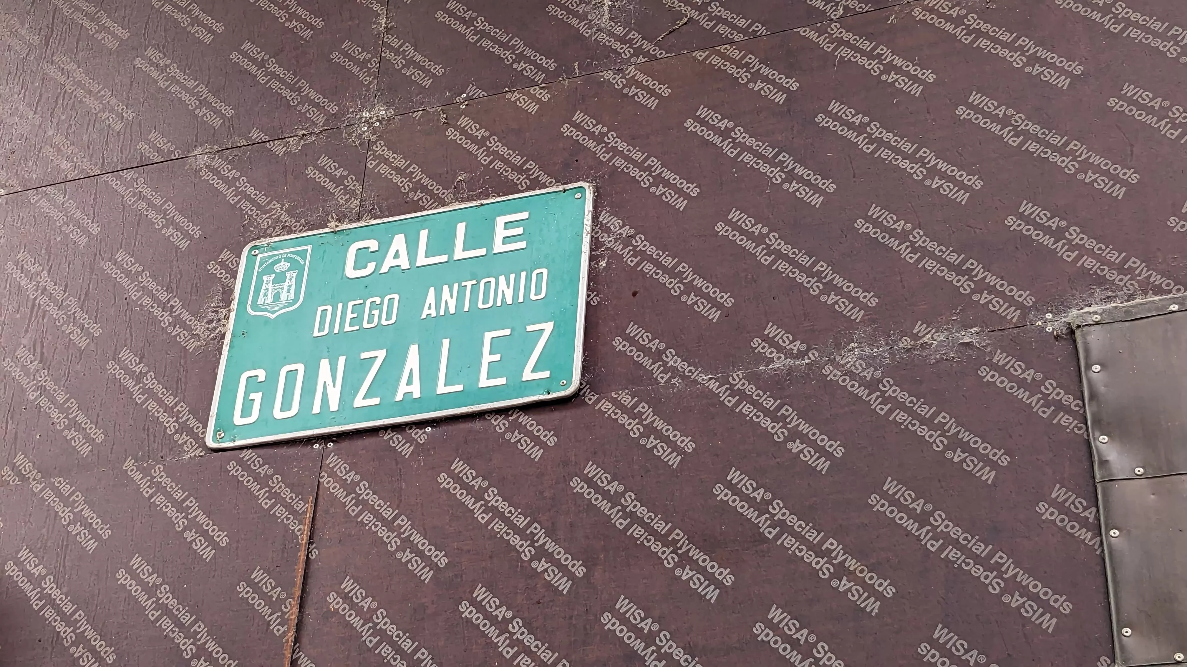 Placas de las calles de Ponferrada Placas de las calles de Ponferrada