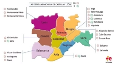 Mapa Estrellas Michelin Castilla y León