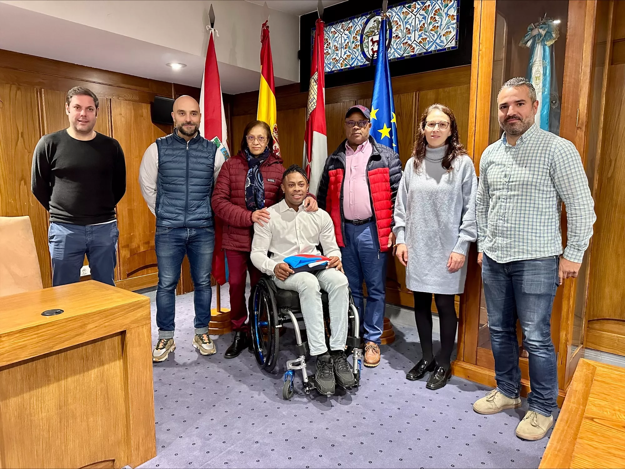 El ponferradino Wilson Do Rosario recibe el reconocimiento del Ayuntamiento (1) El ponferradino Wilson Do Rosario recibe el reconocimiento del Ayuntamiento (1)