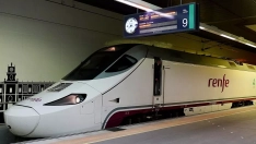 Imagen de archivo de un tren en la estación de León 