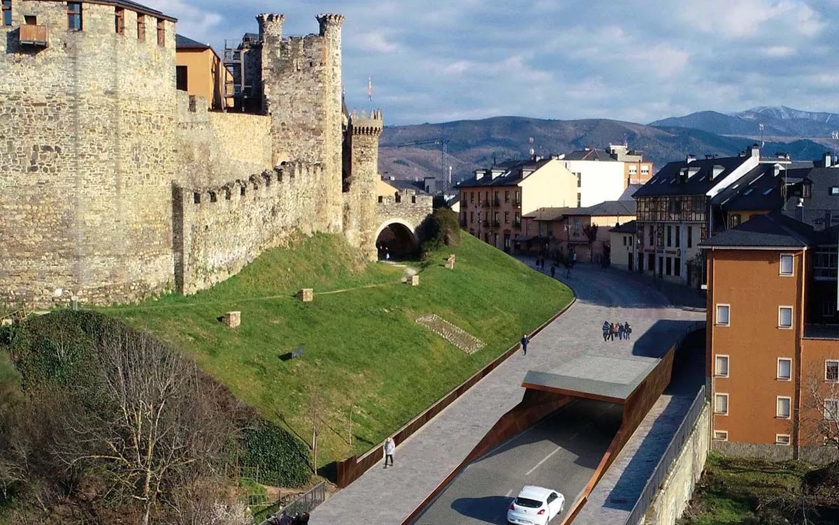 Proyecto del soterramiento de la avenida del Castillo de Ponferrada