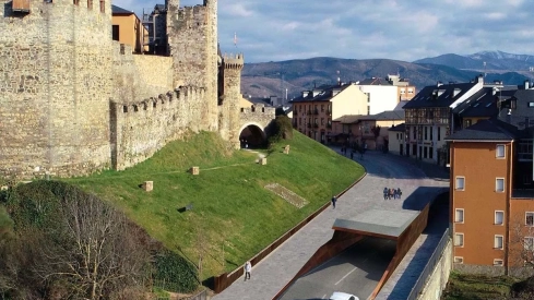 Proyecto del soterramiento de la avenida del Castillo de Ponferrada