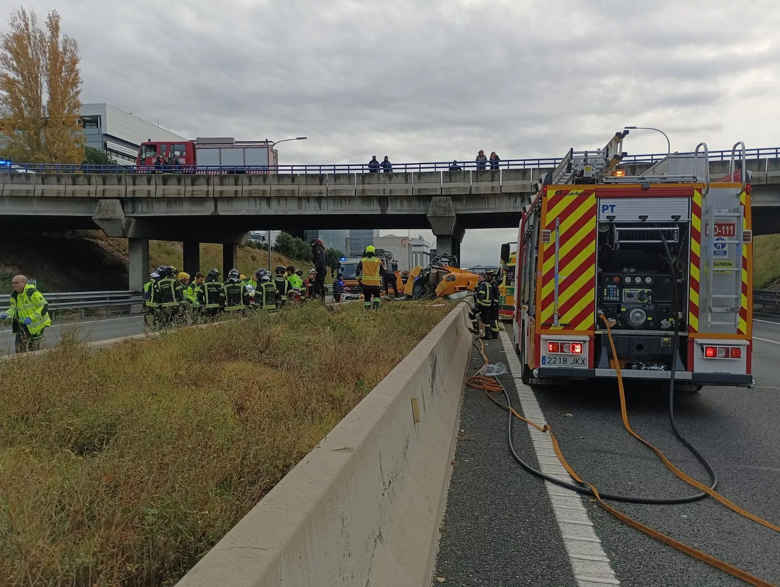 Accidente de un helicoptero en Madrid. Accidente de un helicoptero en Madrid.