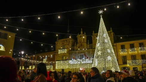 Encendido de las luces de Navidad de Ponferrada Encendido de las luces de Navidad de Ponferrada