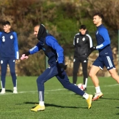 Entrenamiento de la Ponferradina.