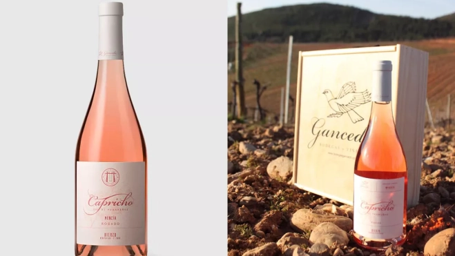 Vino capricho rosado gancedo