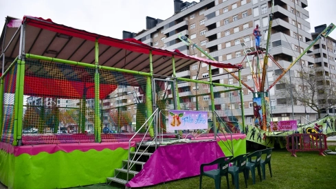 Parque de atracciones de Navidad de La Rosaleda de Ponferrada