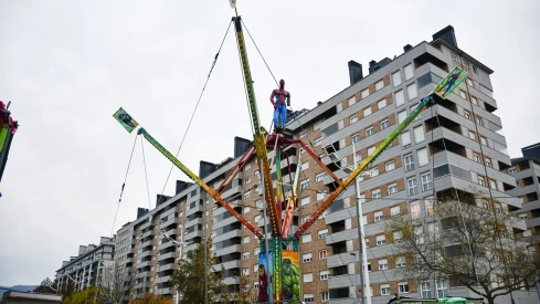 Parque de atracciones de Navidad de La Rosaleda de Ponferrada