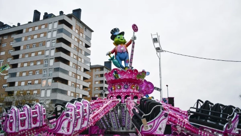 Parque de atracciones de Navidad de La Rosaleda de Ponferrada